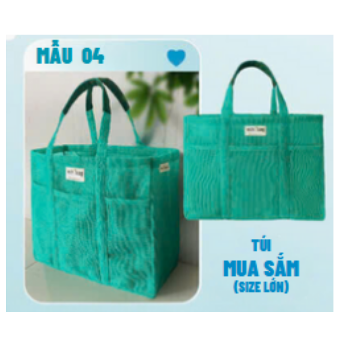 TÚI MUA SẮM SIZE LỚN