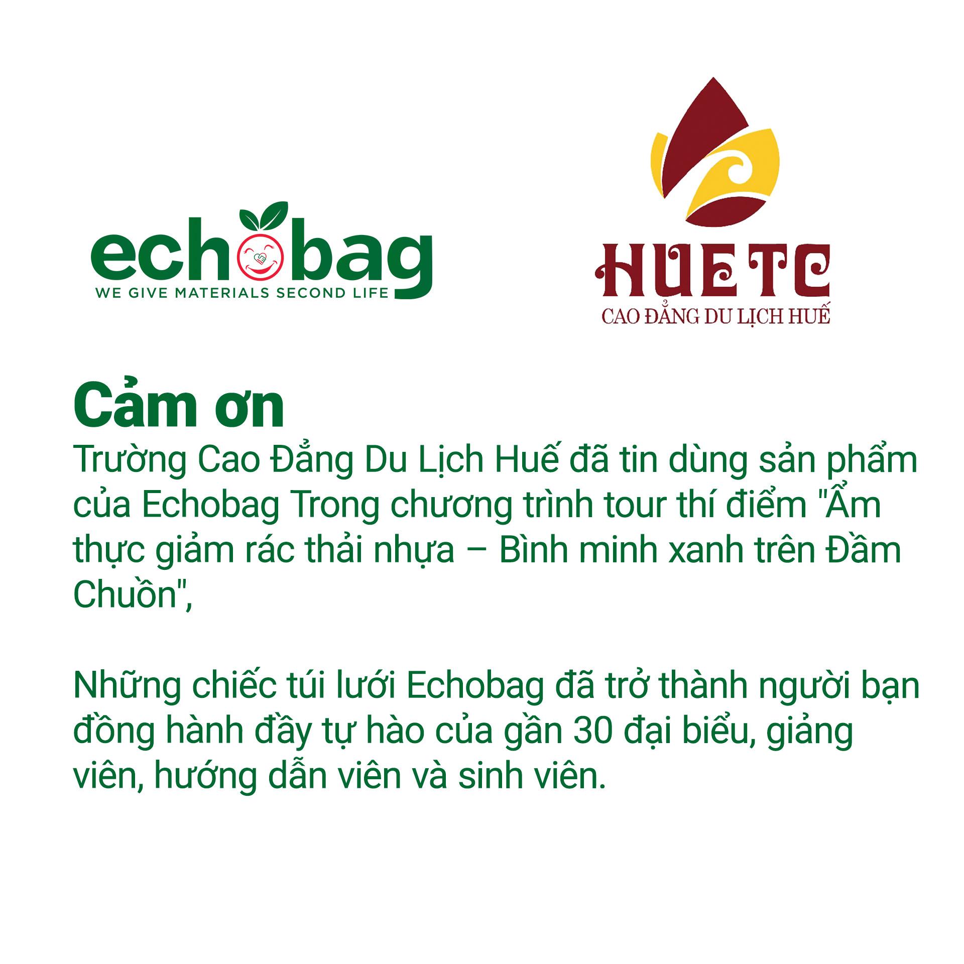 ECHOBAG ĐỒNG HÀNH CÙNG TOUR THÍ ĐIỂM “ẨM THỰC GIẢM RÁC THẢI NHỰA – BÌNH MINH XANH TRÊN ĐẦM CHUỒN”