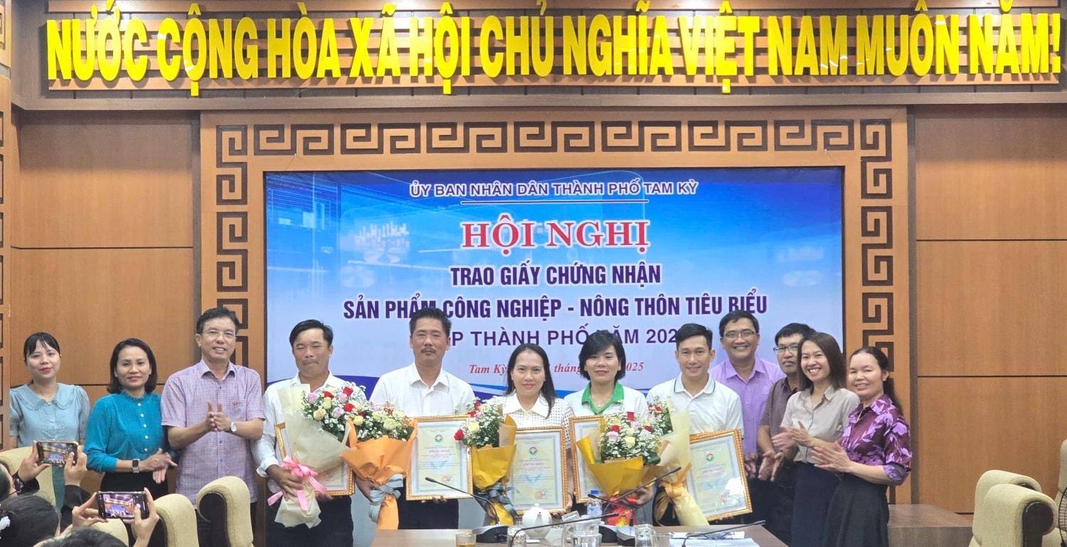 Tam Kỳ có 11 sản phẩm công nghiệp nông thôn tiêu biểu năm 2025